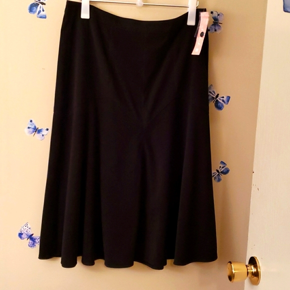 Dress Barn Dresses & Skirts - 2 FOR $9 Dress Barn Skirt Very Soft Material BLACK Size 14